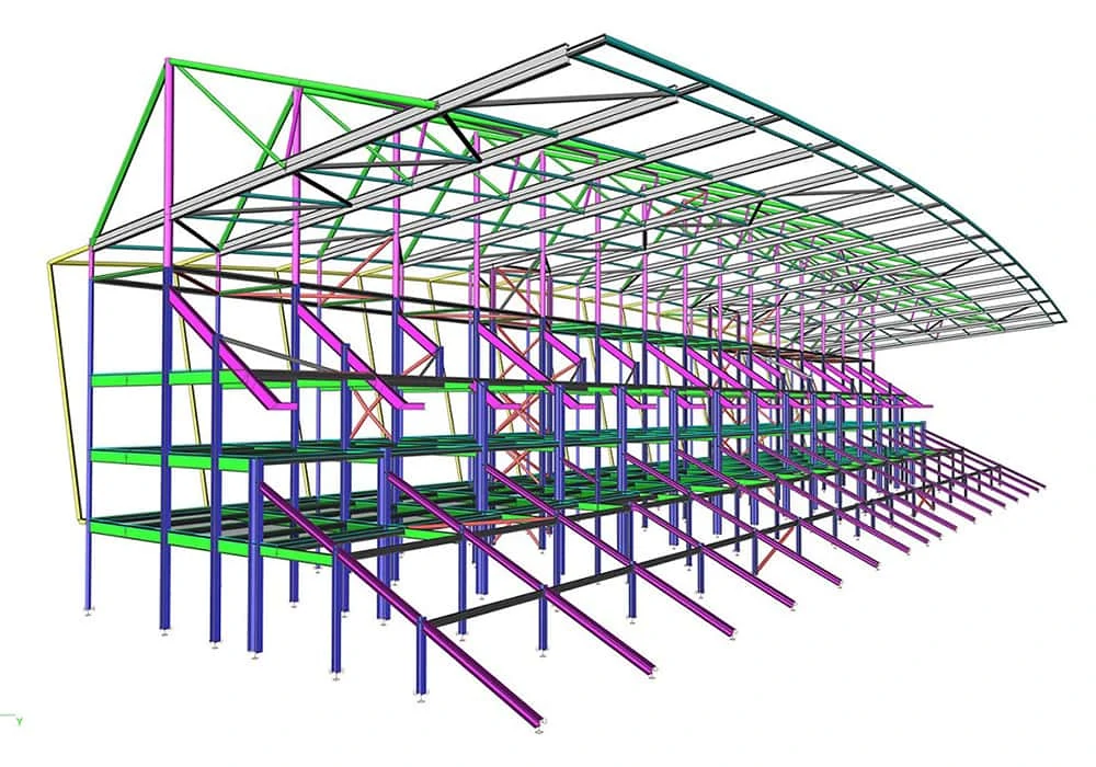 Belfast Stadium - SCIA Engineer