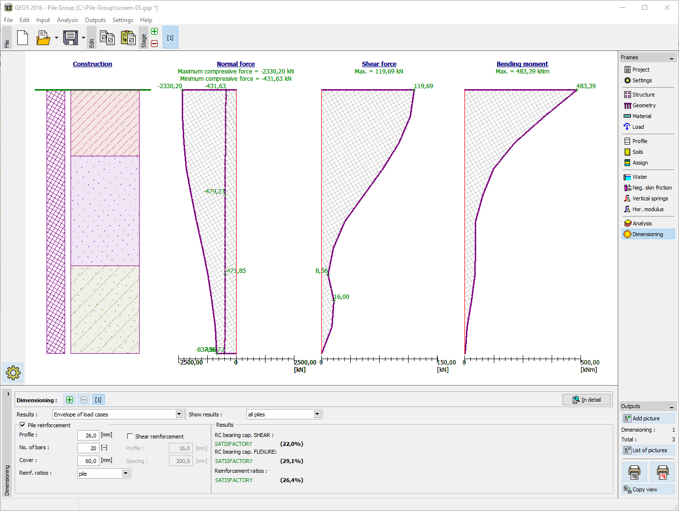 pile group design 3