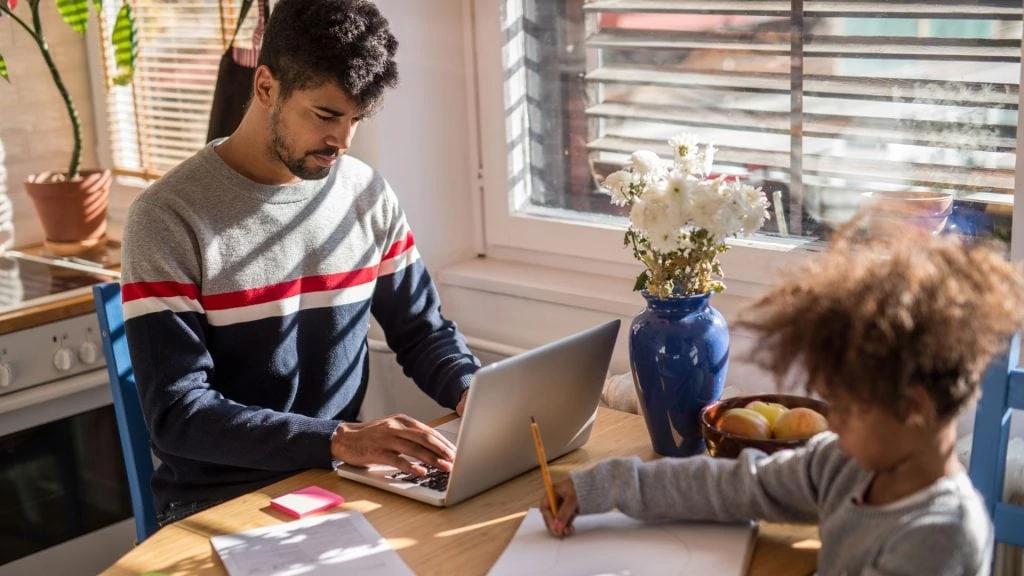 working from home