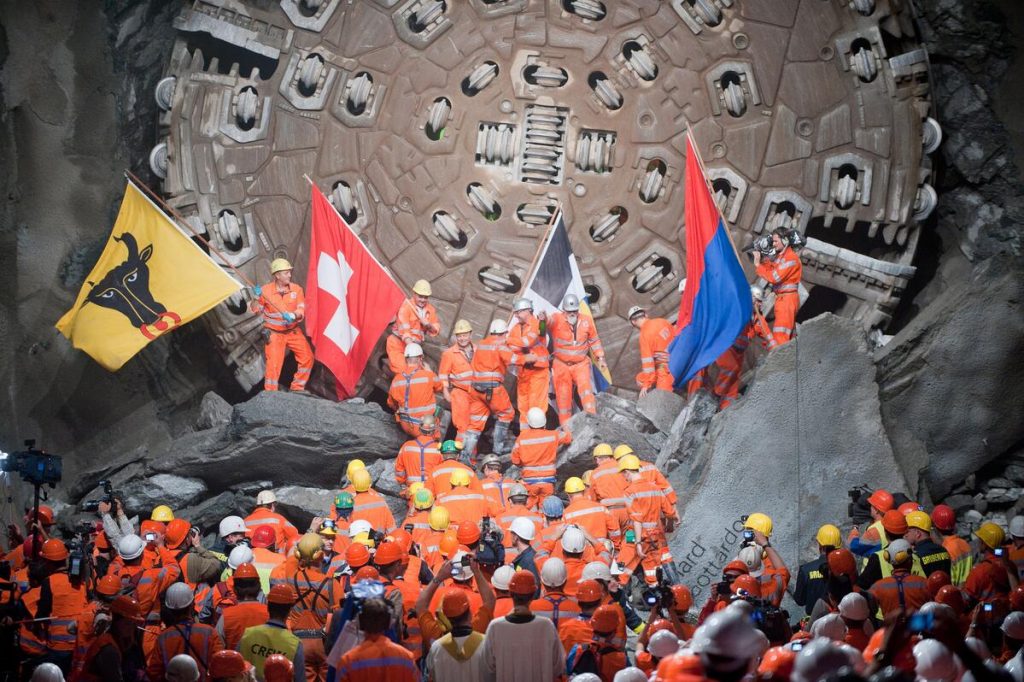 Gotthard Base Tunnel Allplan
