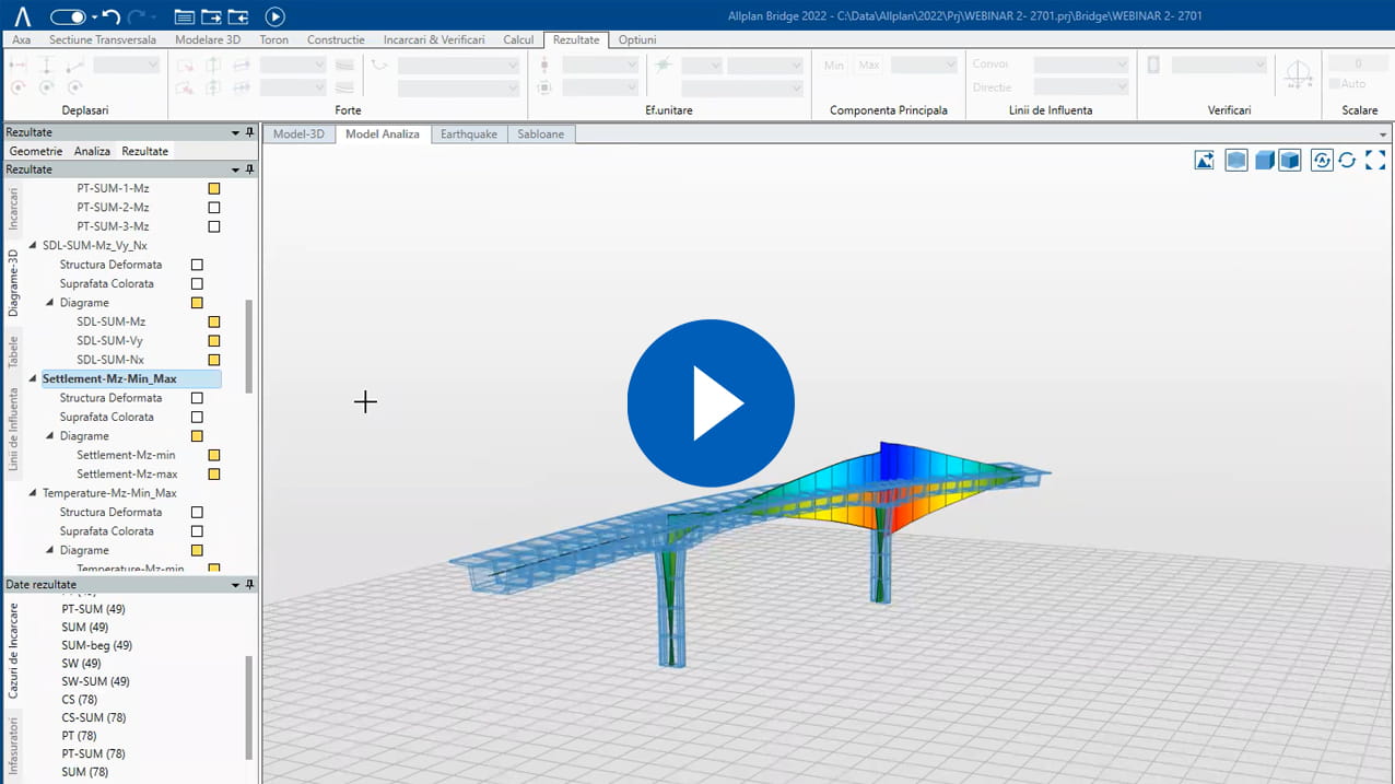 Cover Allplan Bridge Organizarea unui proiect. Moduri de operare si salvare a datelor min