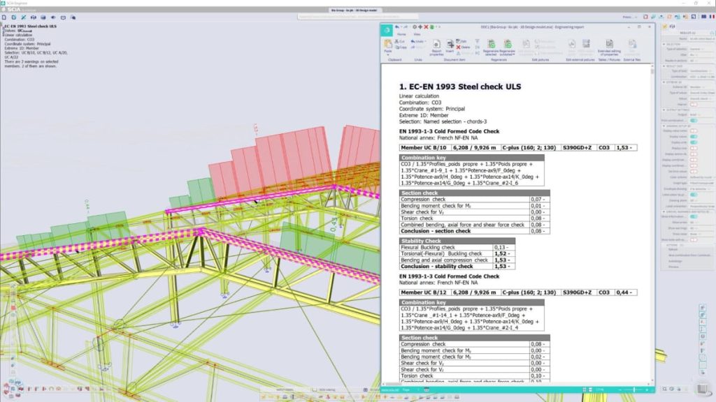 Design economic in SCIA Engineer 22