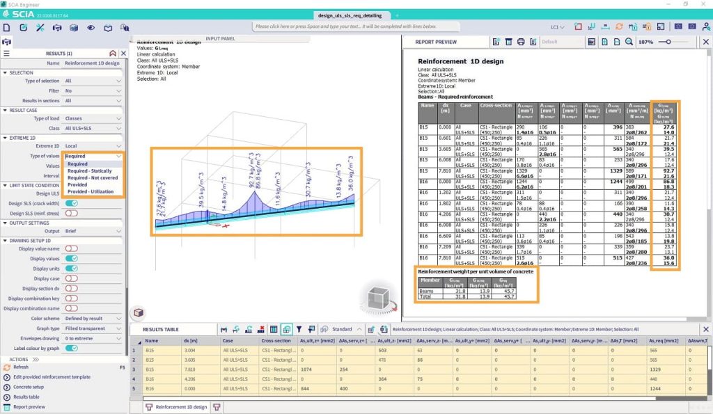 reinf autodesign results extension min